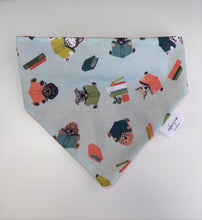 Load image into Gallery viewer, Scrunchie Pup Bookish Dog Bandana