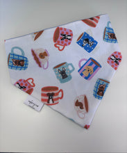 Load image into Gallery viewer, Scrunchie Pup Puppuccino Dog Bandana