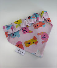Load image into Gallery viewer, Scrunchie Pup Pastel Pups Dog Bandana
