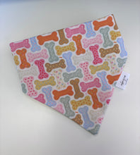 Load image into Gallery viewer, Scrunchie Pup Treat Time Dog Bandana
