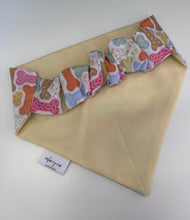 Load image into Gallery viewer, Scrunchie Pup Treat Time Dog Bandana

