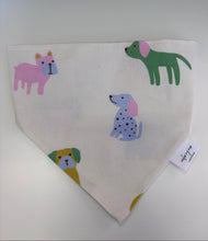 Load image into Gallery viewer, Scrunchie Pup Happy Pups Dog Bandana
